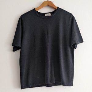 Lord and Taylor Black Short Sleeved Sweater Size 2X